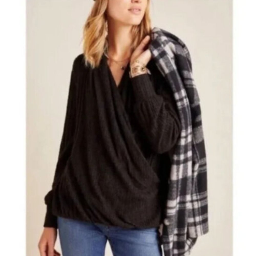 Anthropologie Maeve Rafaela Wrap Sweater